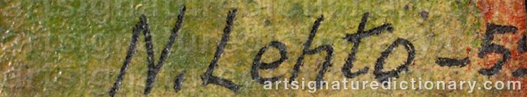 Signature by Nikolai LEHTO
