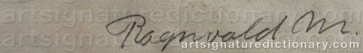 Signature by Ragnvald ‘Ragnvald M’ MAGNUSSON