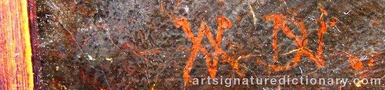 Authentic signature by Aert Van Der NEER on Painting/Watercolour artwork