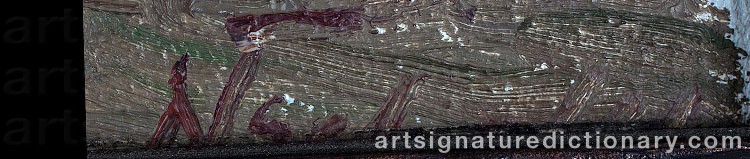 Authentic signature by Nikolai TERVAKORPI on  artwork