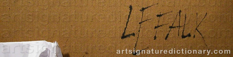 Signature by Lars Erik FALK