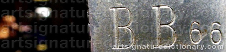 Signature by Barbro BÄCKSTRÖM