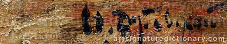Authentic signature by Nikolaj Nikanorovich DUBOVSKOIJ on Painting/Watercolour artwork