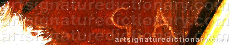 Signature by Gustaf ANKARCRONA
