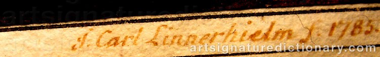 Signature by Jonas Carl LINNERHJELM