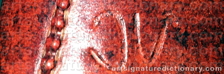 Authentic signature by Juha VARTIAINEN on Other artwork