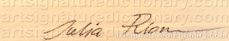Signature by Ewa Julia RION