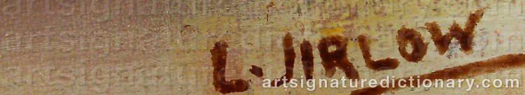 Forged signature of Lennart JIRLOW