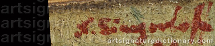 Authentic signature by Nikolas SINEZOUBOFF on Painting/Watercolour artwork