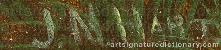 Authentic signature by James Mcdougal HART on Painting/Watercolour artwork