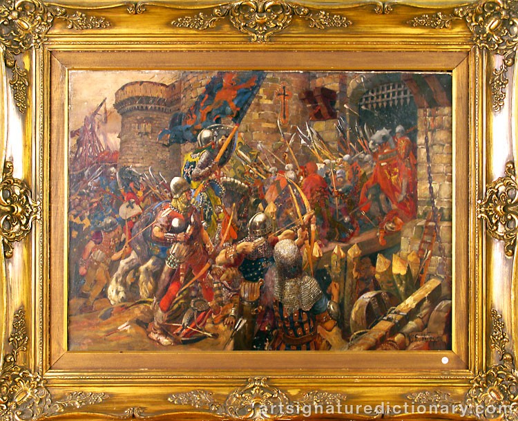 Close-up details showing Mårten Eskil WINGE signature forgery characteristics