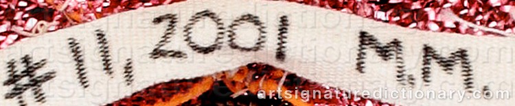 Signature by Maria MIESENBERGER