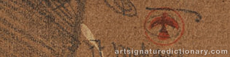 Authentic signature by Maynard DIXON on Painting/Watercolour artwork