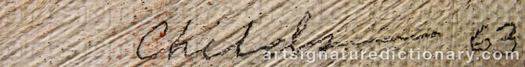 Signature by Bernard CHILDS