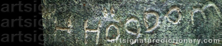 Signature by Helge HÖGBOM