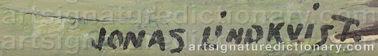 Signature by Jonas LINDKVIST