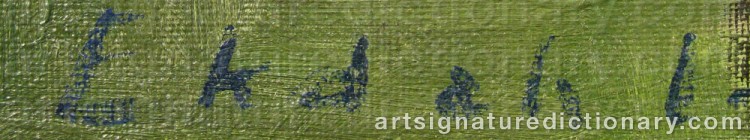 Signature by Konrad EKDAHL