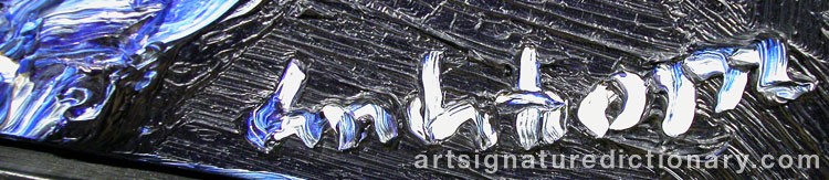 Close-up details showing Bengt LINDSTRÖM signature forgery characteristics