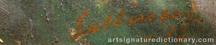 Proven forgery of Tyko SALLINEN signature - counterfeit example