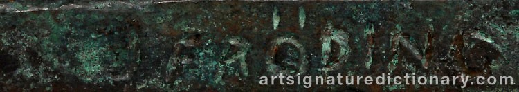 Signature by Jonas FRÖDING