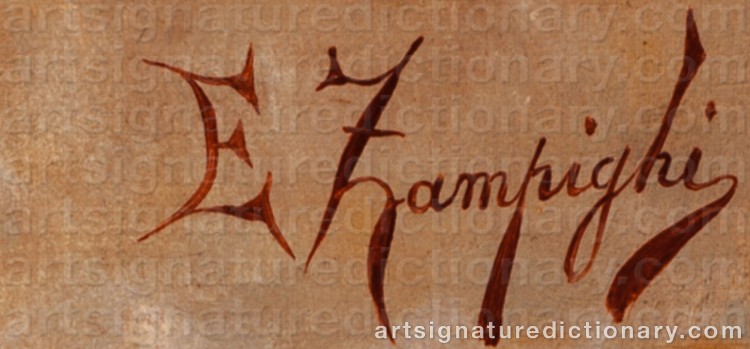 Signature by Eugenio ZAMPIGHI