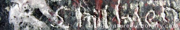 Authentic signature by Staffan NIHLÉN on  artwork