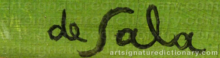 Signature by Eugene De SALA