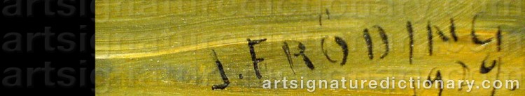 Signature by Jonas FRÖDING