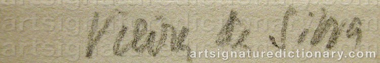 Signature by Maria Elena VIEIRA DA SILVA