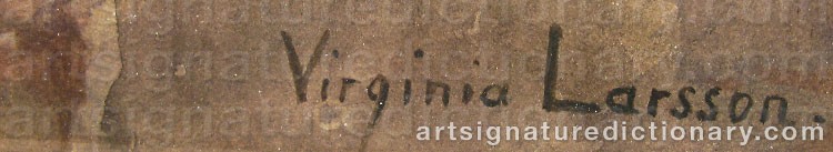 Signature by Virginia LARSSON