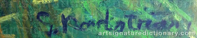 Signature by Gerhard NORDSTRÖM