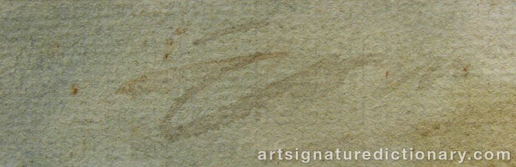 Forged signature of Anders ZORN