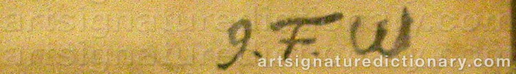 Signature by Jens-Ferdinand WILLUMSEN