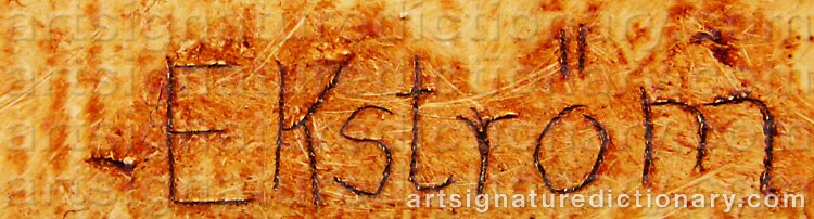 Signature by Thea EKSTRÖM