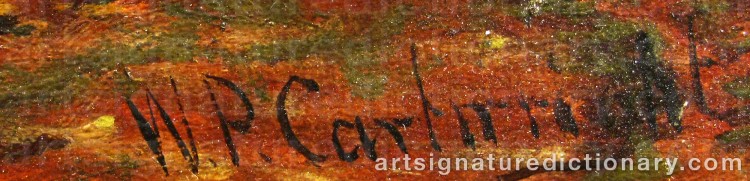 Signature by William P. CARTWRIGHT