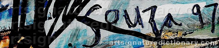 Signature by Francis Newton SOUZA