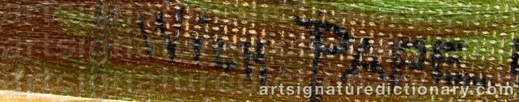 Signature by William PAPE