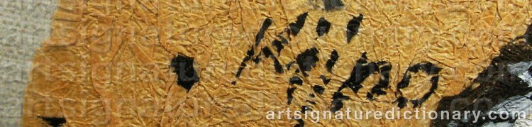 Signature by Ladislas KIJNO