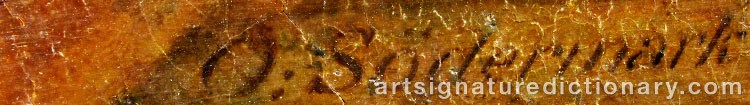 Signature by Olof Johan SÖDERMARK