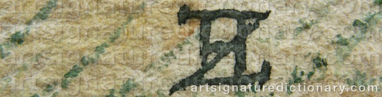 Signature by Hugo ZUHR