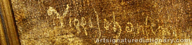 Signature by Viggo JOHANSEN