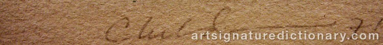 Signature by Bernard CHILDS