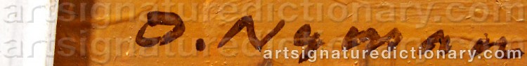 Signature by Olle NYMAN