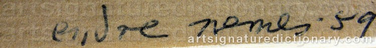 Signature by Endre NEMES