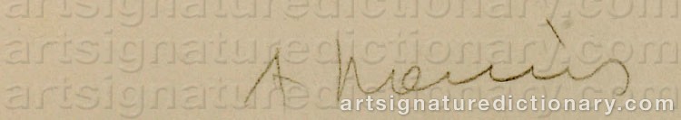 Signature by Arnulf RAINER
