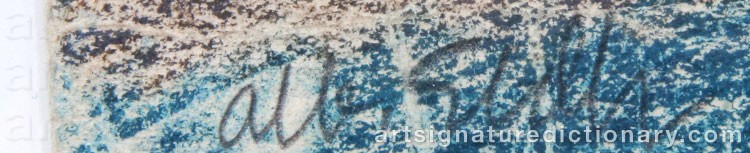 Signature by Albert ELDH
