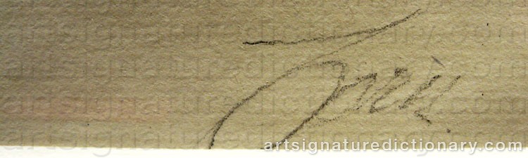 Forged signature of Anders ZORN