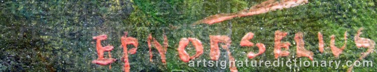 Signature by Erik NORSELIUS