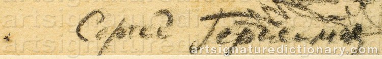 Signature by Sergei Vassilievich GERASIMOV