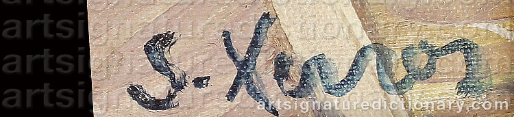 Signature by Spiros Georg XENOS